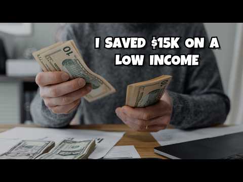 I Saved $15K on a Low Income Without Budgeting Like Crazy